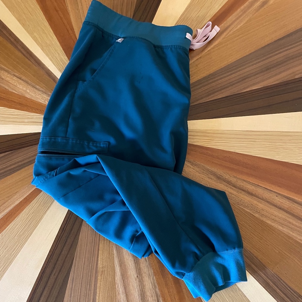 FIGS Zamora™ Jogger Scrub Pants, Caribbean Blue, Women's XLP